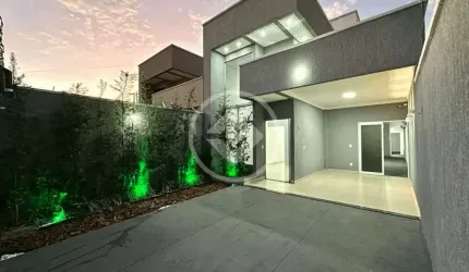 CASA COM 3 Q (1 SUÍTE) COM SISTEMA DE AUTOMAÇÃO/SEGURANÇA DIRETO NO CELULAR NO RESIDENCIAL CANADÁ codigo: 28176