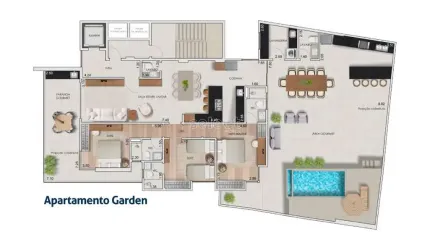 Apartamento Garden 3 quartos - Bom Pastor