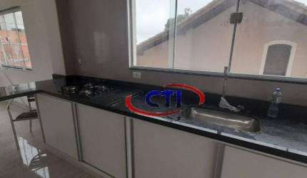 Sobrado em condomínio Fechado com 3 dormitórios à venda, 130 m² por R$ 1.280.000 - Balneário Palmira - Ribeirão Pires/SP