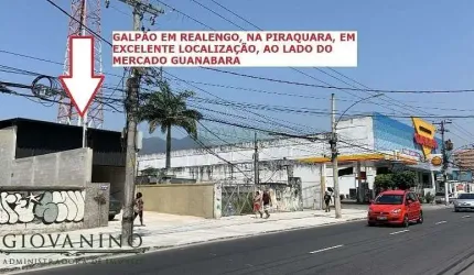 Realengo – Galpão na Piraquara – Av. Santa Cruz, 353