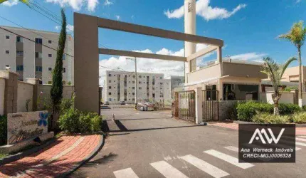 Apartamento com 2 dormitórios à venda, 42 m² por R$ 155.000,00 - Industrial - Juiz de Fora/MG