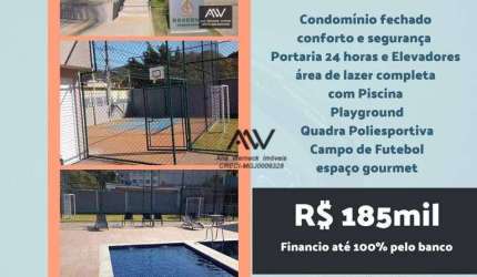Apartamento com 2 dormitórios à venda, 50 m² por R$ 185.000,00 - Bandeirantes - Juiz de Fora/MG