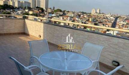 Cobertura com 2 dormitórios à venda, 128 m² por R$ 485.000,00 - Taboão - São Bernardo do Campo/SP