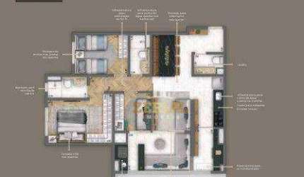 Apartamento com 3 dormitórios à venda, 82 m² por R$ 958.015,00 - Mooca - São Paulo/SP