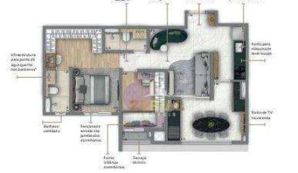 Apartamento com 2 dormitórios à venda, 68 m² por R$ 711.254 - Mooca - São Paulo/SP