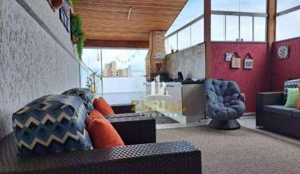 Cobertura com 2 dormitórios à venda, 96 m² por R$ 565.000,00 - Campestre - Santo André/SP