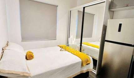 Studio com 1 dormitório para alugar, 19 m² por R$ 2.860,00/mês - Barcelona - São Caetano do Sul/SP