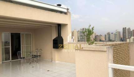 Cobertura à venda, 273 m² por R$ 1.200.000,00 - Campestre - Santo André/SP