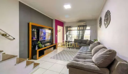 Sobrado com 3 dormitórios à venda, 194 m² por R$ 900.000,00 - Vila Curuçá - Santo André/SP