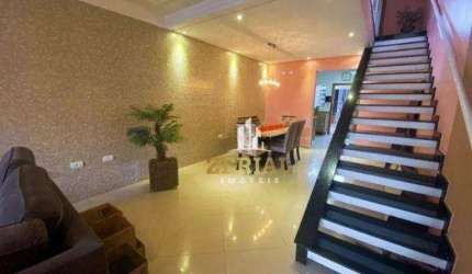 Sobrado com 3 dormitórios à venda, 136 m² por R$ 765.000,00 - Vila Francisco Matarazzo - Santo André/SP
