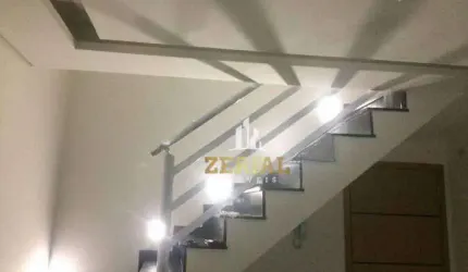 Cobertura com 3 dormitórios à venda, 86 m² por R$ 565.000,00 - Campestre - Santo André/SP