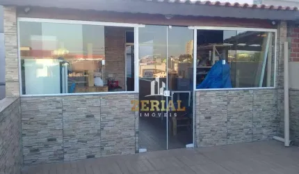 Cobertura com 3 dormitórios à venda, 156 m² por R$ 650.000,00 - Vila Camilópolis - Santo André/SP