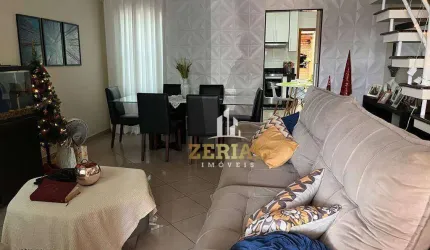 Sobrado com 3 dormitórios para alugar, 245 m² por R$ 4.568,00/mês - Vila Camilópolis - Santo André/SP