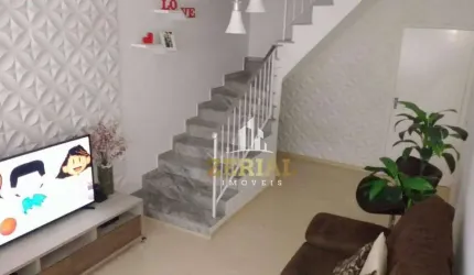 Sobrado com 4 dormitórios à venda, 200 m² por R$ 590.000,00 - Vila Eldízia - Santo André/SP