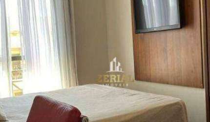Flat com 1 dormitório para alugar, 18 m² por R$ 3.850,00/mês - Barcelona - São Caetano do Sul/SP