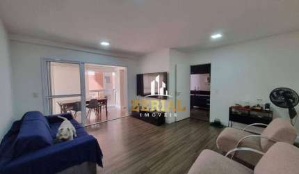 Apartamento com 3 dormitórios para alugar, 107 m² por R$ 7.570,90/mês - Santo Antônio - São Caetano do Sul/SP