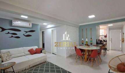 Apartamento com 3 dormitórios à venda, 90 m² por R$ 430.000,00 - Jardim Três Marias - Guarujá/SP