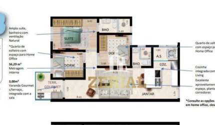 Apartamento à venda, 56 m² por R$ 399.900,00 - Vila Curuçá - Santo André/SP