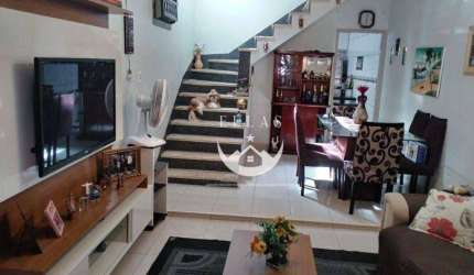 Sobrado com 3 dormitórios à venda, 124 m² por R$ 424.000,00 - Vila Cascatinha - São Vicente/SP