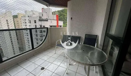 Apartamento com 2 dormitórios para alugar, 110 m² por R$ 3.800/mês - Praia das Pitangueiras - Guarujá