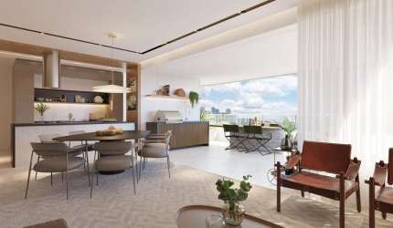 Apartamento de luxo 04 quartos em construção a venda, 188 m2, 02 suítes 3 VGS.