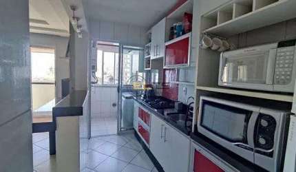 Lindo Apartamento SEMI MOBILIADO, de 2 dormitórios (com suíte), sacada com churrasqueira em Barreir