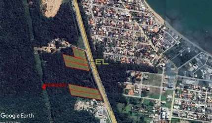 Terrenos à venda, de 1500m² a 3500m² na Praia de Fora, em Palhoça/SC