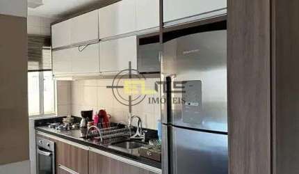 Apartamento de 2 dormitórios MOBILIADO, com sacada e Churrasqueira em Areias/São José.