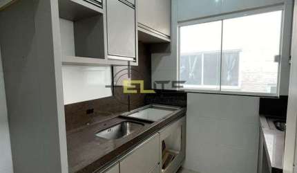 Apartamento de 2 dormitórios, semi-mobiliado com sacada e churrasqueira na Nova Palhoça.
