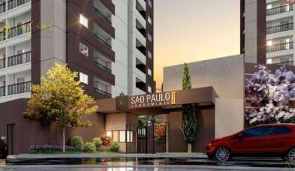 Apartamento Lançamento com 2 quartos, sendo 1 suíte à venda, 52 m² por R$ 362.739 - Condomínio JR São Paulo II - Jardim das Estrelas -Sorocaba/SP