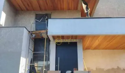 Casa em Construção de Condomínio com 3 dormitórios, sendo 1 suíte à venda, 207 m² por R$ 1.250.000 - Fazenda Alta Vista - Salto de Pirapora/SP