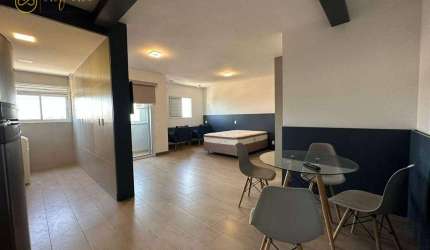 Apartamento Studio Mobiliado com 1 quarto à venda, 44 m² por R$ 355.000 - Edifício Red Sorocaba - Sorocaba/SP