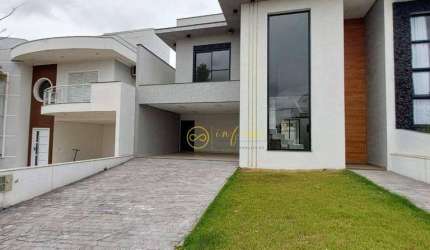 Casa Nova de Condomínio com 3 quartos, sendo todos suítes à venda, 245 m² por R$ 1.350.000 - Condomínio Campos do Conde - Sorocaba/SP