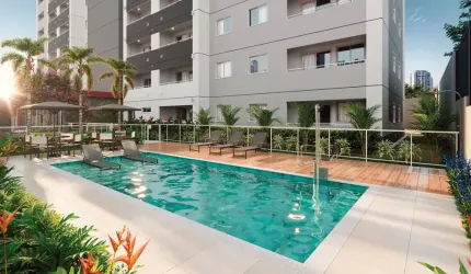 Serena Residencial - 2 Dormitórios 40/41 m2 c/ Sacada Gourmet e opção de vaga