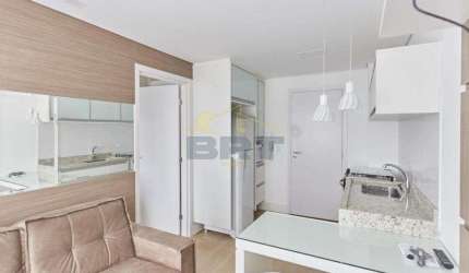 Apartamento para alugar em Curitiba, Água Verde, com 1 suíte, com 26 m², Easy Life Silva Jardim