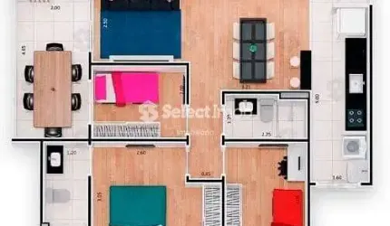 Apartamento à venda, Vila Bocaina, Mauá, SP
