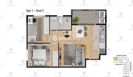 Apartamento NA PLANTA à venda, Vila Humaitá, Santo André, SP