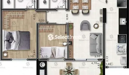 Apartamento NA PLANTA à venda, Vila Bocaina, Mauá, SP