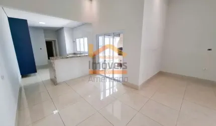 Casa à venda em Americana-SP, Parque Universitário: 3 quartos, 1 suíte, 2 salas, 3 banheiros, 2 vagas de garagem, 105m².