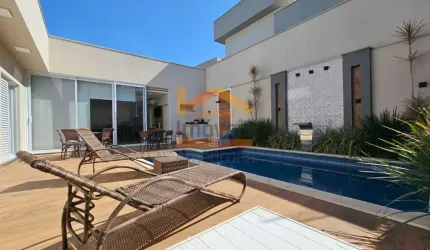 Casa de luxo em condomínio à venda em Americana-SP, bairro Jardim dos Ipês Amarelos: 3 quartos, 3 suítes, 2 salas, 4 banheiros, 2 vagas de garagem, 240m².