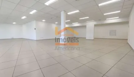 Salão comercial para locação em Americana-SP, bairro Jardim Sao Domingos: 1 sala, 3 banheiros, 257 m² de área.