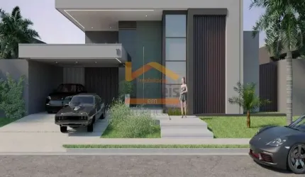 Oportunidade única: Casa de alto padrão em condomínio à venda em Americana-SP, 3 quartos, 3 suítes, 3 salas, 4 banheiros, 4 vagas de garagem, 237m².
