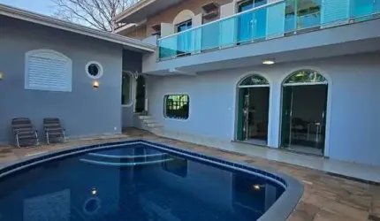 Imponente mansão de luxo à venda no Condomínio Iate Clube Americana-SP - 4 quartos, 4 suítes, 6 banheiros, 6 vagas, 600m².