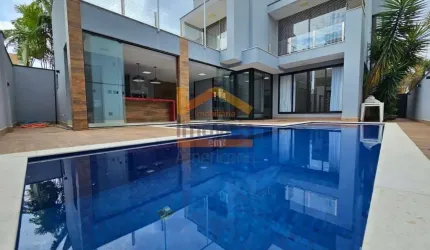 Casa de alto padrão à venda em condomínio no Jardim Imperador, Americana-SP - 3 quartos, 3 suítes, 3 salas, 4 banheiros, 4 vagas, 290m².