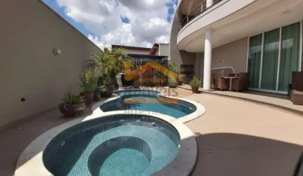 Imponente mansão de alto padrão à venda em Americana-SP: 4 quartos, 3 suítes, 3 salas e 502m² de pura sofisticação!