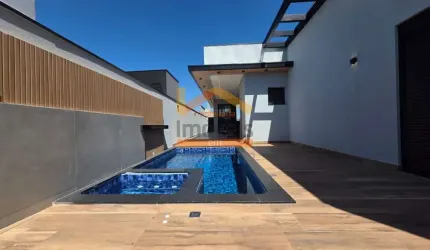 Casa de alto padrão em condomínio no Engenho Velho, Nova Odessa-SP: 3 quartos, 3 suítes, 2 salas, 4 banheiros, 4 vagas, 171,73 m².