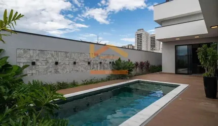 Casa de alto padrão em condomínio com 3 suítes e 4 vagas na cidade de Santa Bárbara D'oeste - Jardim Firenze