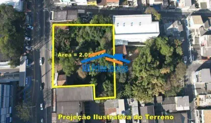 Terreno 2.055 m² de área, 40 mts frente Princ. corredor Com. Carapicuíba