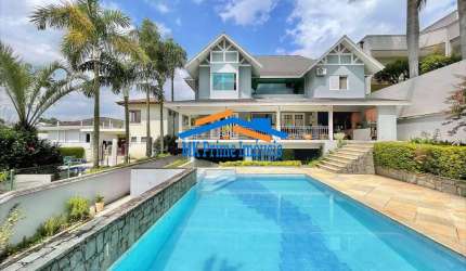 Cond São Paulo II - Casa linda, 4 suítes, piscina, gourmet, condo completo!