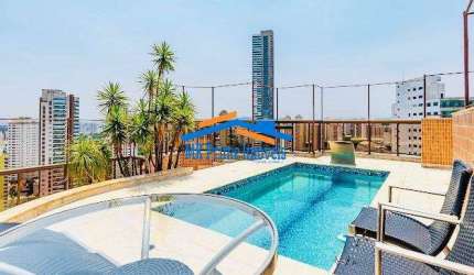 Linda Cobertura com 335 m² no Condomínio Costa Brava, Anália Franco!